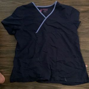 Urbane Ultimate Large Navy Scrub top